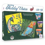 TOYKRAFTT Sparkling Hobby Vistas Creative Craft Kit for Kids Age 6-8 - Make Glittering Bird Frames & Decorate Terracotta Pots