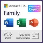 Microsoft 365 Family | 12-Month Sub