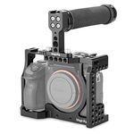 MAGICRIG Camera Cage with Top Handle Grip for Sony A7RIII /A7III /A7M3 Camera to Quick Release Extension Kit