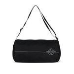 Nivia Basic Polyester Duffle Bag for Men & Women, Side Mesh Pocket, Workout & Training Bag, Suitable for Gym, Fitness, Sports & Travel with Adjustable Shoulder Strap (Black), Capacity-11L