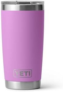 YETI Rambler 20 oz Tumbler, Stainless Steel, Vacuum Insulated with MagSlider Lid, Desert Bloom