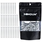 Homdum Hard Steel Concrete Nails 2 1/2" inch (68 mm) Pack of 50 Pieces (2 1/2")