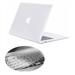 Se7enline Compatible with Macbook Pro 13 Cover Slim Hard Shell Case Accessories for Macbook Pro 13 inch Model A1278(Non Retina Display) with Silicone Keyboard Cover, Crystal Clear/Transparent