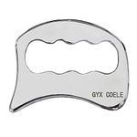 GYX COELE Stainless Steel Gua sha Scraping Massage Tool Muscle Scraper IASTM Tools Great Soft Tissue Mobilization Tool Reduce Muscle Soreness(GYX COELE-6)