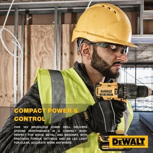 DEWALT XR 18V Brushless Combi Drill – Cordless Power Tool