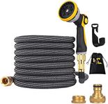 ZAselect Garden Hose 60 m Expandable Strongest Double Latex Inner Hose Prevents Leakage Magic Hose with 9 Functions Spray Gun, Extended Version 200FT-60M