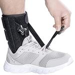 Foot Drop Brace for Walking with Shoes, Foot Up AFO Brace Help Raise Shoes, Drop Foot Splint for Ankle Joint, Improved Walking Gait, Relieve Pain, for Left and Right Foot Suitable Fits Women and Men