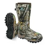 Obcursco Rubber Hunting Boots for Men, Insulated Waterproof 6mm Neoprene Boot with 400g Insulation for Hunting (Camo, 11)