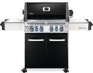 Napoleon P500RSIBPK-3 Prestige RSIB Propane Gas Grill, 500 sq. in + Infrared Side and Rear Burner, Black