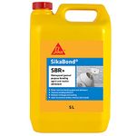 Sika SikaBond SBR+ Waterproof General Purpose Bonding Agent and Admixture for Mortar,Screeds and Renders - 5L