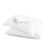 Purity Home White Organic 100% Cotton Sheets For Queen Size Bed, Ultra-Soft 300 Thread Count 4-Piece Bed Sheets Queen Size, Percale Weave, Crisp Cool & Breathable White Bed Sheets with 16" Deep Pocket