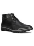 Bata Men's Lace-up Boots - Black (8 UK) (8046533)