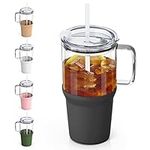 Sursip 32 oz Glass Tumbler with Han