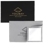 YouBay Jewelry Cleaning Cloth & Silver Polishing Cloth, 11'' x 14'' Jewelry Polishing Cloth for Sterling Silver | Gold | Brass | Platinum, Has Both Cleaning and Polishing Cloth Sewn Together