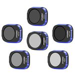 Filter Mini 3 Pro ND Filter Set Camera Lens Filter Compatible with DJI Mini 3 Pro Accessories Filters Set Pack of 6(CPL ND8 ND16 ND32 ND64 ND128) (Aluminum Version)