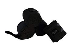 Rhinegold Fleece Stable/Travel Bandages - Black