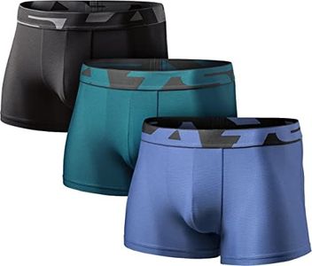 TSLA 3 Pack Men's Breathable Cooling Mesh Underwear, Lightweight Stretch Boxer Briefs, Performance Comfort Trunks for Men TM-MBU35-JPG_Medium