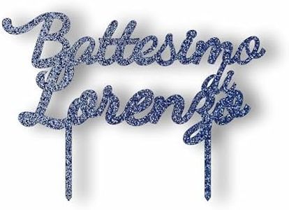 Cake Topper Personalizzato per Battesimo - Decorazione perfetta per il tuo evento battesimo compleanno laurea