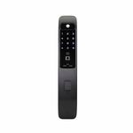 Yale YMI 70 Pull Smart Digital Door Lock for Wooden Main Door Width 40mm to 100mm | Single Push Action | Biometric | PIN Code | RFID Card | Mechanical Key | 3 Year Warranty (Black)