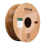 eSUN PLA+ Filament 1.75mm, Enhanced Toughness 3D Printer Filament PLA Plus, Dimensional Accuracy +/- 0.03mm, 1KG Spool (2.2 LBS) 3D Printing Filament for 3D Printers, Brown