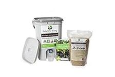 Premium Bokashi Composting Starter Kit (1 Bokashi Bin, 1 Bag of Bokashi Bran and Full Instructions)