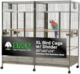 A&E Cage Co 8040FL Stainless Steel 