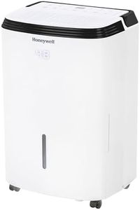 Honeywell 50 Pint Energy Star Smart Dehumidifier for Basements & Large Rooms Up to 4000 Sq. Ft. with WiFi, Alexa Voice Control, and Anti-Spill Design, (White)