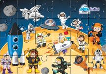 FunBlast Jigsaw Puzzles for Kids - Outer Astronaut Space Jigsaw Puzzles for Kids, Floor Puzzle for Children, Learning & Educational Jigsaw Puzzle Toys for 3+ Years Kids, 24 Pcs Puzzle (Multicolor)