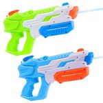 iFunLong Water Gun Toys for Kid, 2 Pack Water Gun Toys for Kids with 29 ft Range - Water Pistols Set for Party Blaster Swimming Beach Summer Pool Bath Beach Toy for Kids and Adults