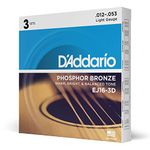 D´ADDARIO.JUEGO CUERDAS GUIT. ACUST.EJ16-3D (PACK 3 JUEGOS)