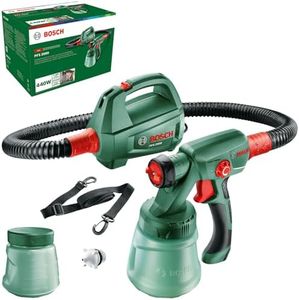 Bosch Home and Garden Sistema Di Verniciatura A Spruzzo Elettrico Bosch Pfs 2000, 440 W, In Scatola, Bianco, Grigio