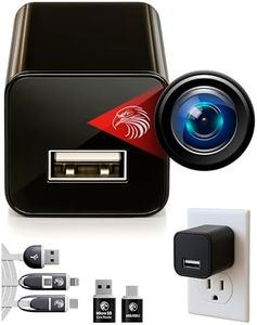 DIVINEEAGLE Pet Camera Black and SD 64GB Card - Camera 1080p Full HD - Small Nanny Cam