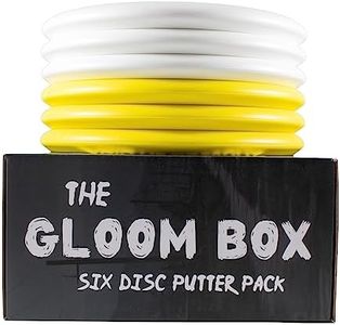 Gloom Box | Set of Six Putters | Soft Putter Plastic for Great Grip and Straight Flight