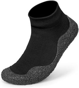 BareFoot Flex Minimalist Water Socks for Men & Women - Flexible Quick-Dry Barefoot Shoes for Yoga, Pilates, Beach, Pool, Boat - Lightweight Non-Slip Sports Footwear with Zero Drop Design - Men 6.5