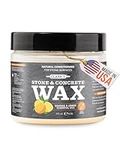 CLARK'S Soapstone Slate & Concrete Wax - Enriched with Orange and Lemon Extracts - Protects from Unwanted Liquids Or Juices - Revitalizes The Stone Products - Natural Mix of Carnauba & Beeswax