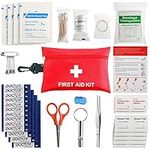 97 Piece First Aid Kit- Small Travel First Aid Kit, Ideal for Cars, Sports, Homes, Travel, Camping, Hiking