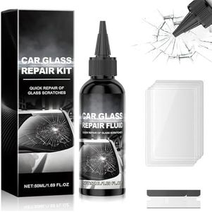 2026 Upgrade Windshield Chip Repair Kit, Car Windshield Crack Repair Kit, Glass Repair Liquid for Cracks, Rock Chip Repair Kit for Fix Windows, Mirrors, Glasses, All Crack Types