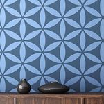 STENCILOGY® / NILE - 23" x 38" XL Wall Stencil, Flower of Life Stencil, Large Allover Wall Stencils for Painting, Stencils for Walls, Large Ethnic Wall Stencil