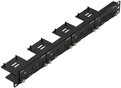 UCTRONICS Front Removable 1U Rack Mount for Raspberry Pi, with 4 Mounting Brackets for Raspberry Pi 5, 4B, 3B+/3B, and Other B Models