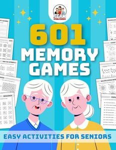 Memory Games For Seniors: 601 Easy Activities and Relaxing Logic Puzzles, Cognitive Exercises and Brain Teasers for Adults and Erderly.Large Print ... with Word Search, Mazes, Math, and Many More!