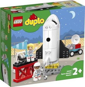 LEGO DUPLO Town Space Shuttle Mission 10944 Rocket Toy, Building Toy; Space Shuttle Creative Learning Playset; Set for Preschool Toddlers Age 2+