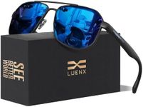 LUENX Aviator Sunglasses for Men Sq