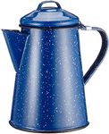 GSI Outdoors Enamel Coffee Pot to Store Hot Coffee, Tea for Camping & Farmhouse - 6 Cup