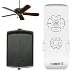 Universal Small Size Ceiling Fan Remote Control kit, Speed, Light & Timing 3 in 1 Wireless Control, Compatible with Hunter, Harbor Breeze, Westinghouse, Honeywell and Other Ceiling Fan Brands