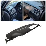 KUAFU Dash Board Cover Compatible with 2007-2014 Chevy Tahoe Suburban Yukon Avalanche Dash Cover Cap W/O Speaker Holes in Black