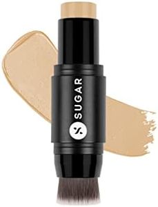SUGAR Cosmetics Ace Of Face Foundation Stick with In-Built Brush | Lasts 24hrs | Full Coverage Foundation for Women| 7gm - 25 Macchiato