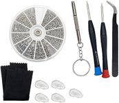 Eyeglass Repair Kit, Tweezer, Glass