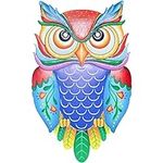 Metal Owl Wall Decor, 14 Inches 3D 