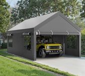 Walsunny Carport, 12x20 ft Heavy Du