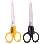 Deli W6014 Stainless Steel Blade Scissors, 202 mm, Assorted Color - Pack of 2